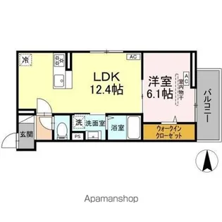 セレスティア南花畑IV【3階】の間取り