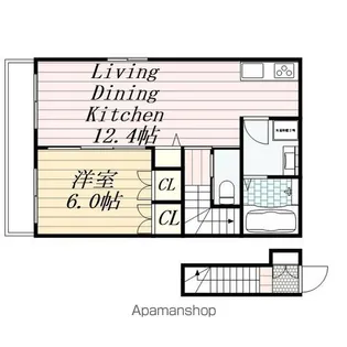 EGRET MARSH【2階】の間取り