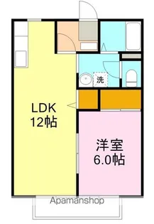 サンピア姫名【1階】の間取り