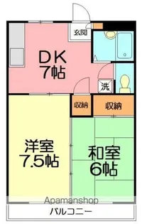 シゲタコテージ共恵【3階】の間取り