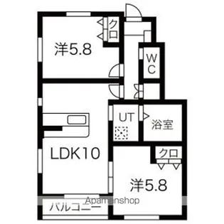 ルミエール【1階】の間取り