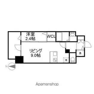 愛知県名古屋市北区若葉通1丁目【マンション】の間取り