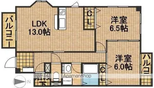 シュプールしのはらⅩⅡ【1階】の間取り