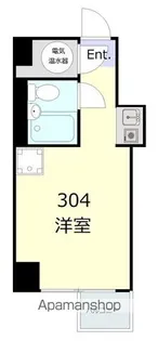 ハイツ芝大門【3階】の間取り