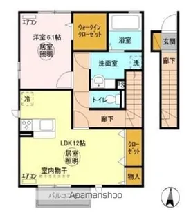 PALⅡ【2階】の間取り