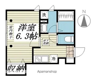 ラ・フレーズ奥沢【1階】の間取り