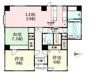 メゾン・ライラック【101号室】の間取り