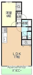 ボナール木村【2階】の間取り