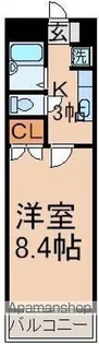 ボヌール五番館【3階】の間取り