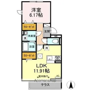 リジエール A【1階】の間取り