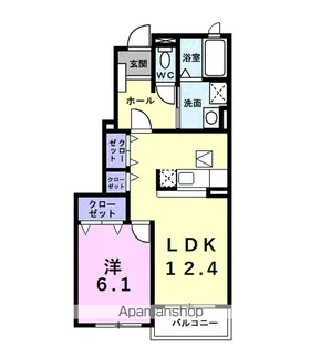 セレーノ S【1階】の間取り