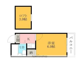 レオパレス春木第3【2階】の間取り
