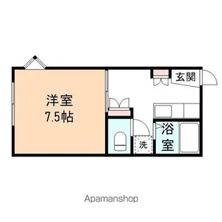 モア・アペックス地子木町【101号室】の間取り