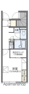 レオパレスゆう【105号室】の間取り