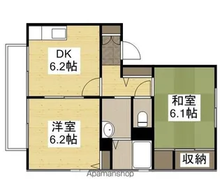 サン・クレメンテ D棟【2階】の間取り