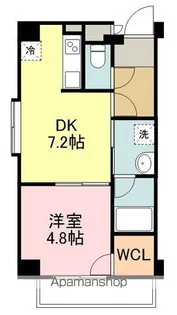 しゃとれ小松島【3階】の間取り