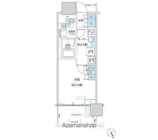 パークシティ柏の葉キャンパス ザ・ゲートタワー ウエスト【7階】の間取り