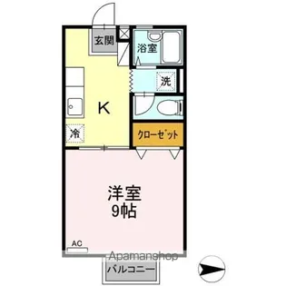 ドリームハイツ B【2階】の間取り