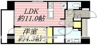 ミュプレ根岸【8階】の間取り