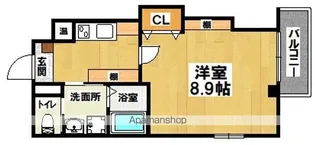 エヌエムスワサントセットウエスト【3階】の間取り