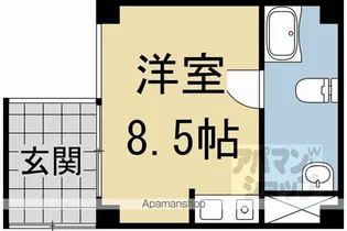 JURAKUーRO【403号室】の間取り