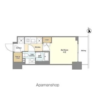 オーキッドレジデンス品川中延【8階】の間取り