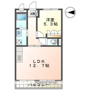 カーサフェリーチェONGA【2階】の間取り