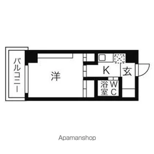 岩井橋ロイヤルハイツ【5階】の間取り