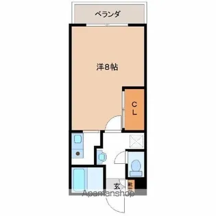 リバティハウス【2階】の間取り