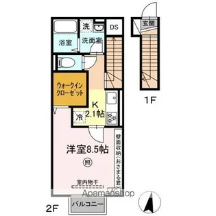 DーCLIMB【2階】の間取り