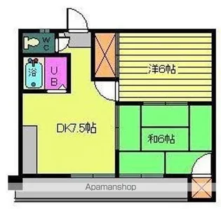 メゾン宝【4階】の間取り
