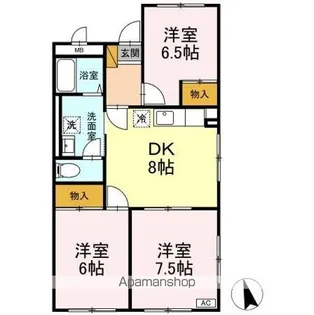 ヴェルドミール【2階】の間取り