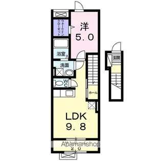 サンドヒル【2階】の間取り