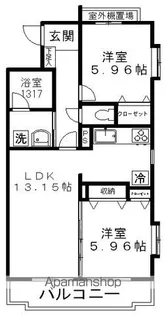 ディアレスト・メゾン【301号室】の間取り