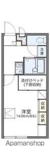 レオパレスエクセレントイン【1階】の間取り