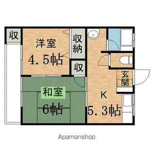 レジデンス南平3号【101号室】の間取り