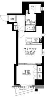 フェルクルール上野駅前【9階】の間取り