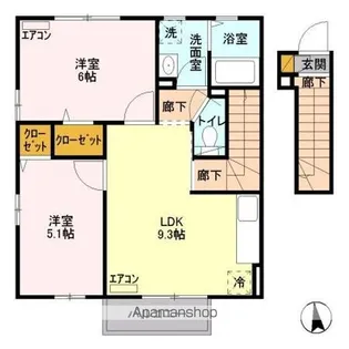 ハーモニー【2階】の間取り