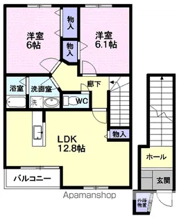 パーク・プレッソ【2階】の間取り