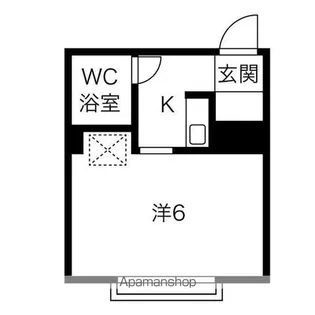 コーポ杉栄3【4階】の間取り