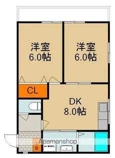 橋爪ビル【1階】の間取り