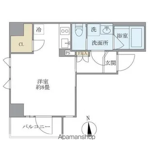PREMIER秋葉原イースト【7階】の間取り