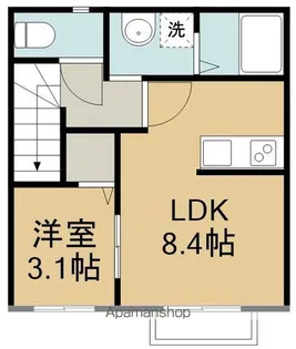 エスペランサⅡ【2階】の間取り