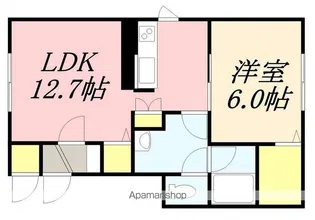 メゾンA【202号室】の間取り