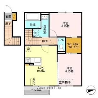 エスペランサ A棟【2階】の間取り