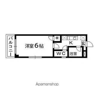 アクティブパレス百合ヶ丘A1【20号室】の間取り