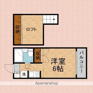 エトワール【105号室号室】の間取り