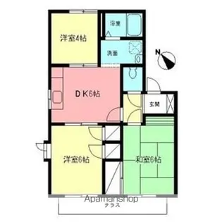 アネックス大下Ⅰ【1階】の間取り