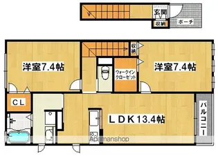 アンビエラ百舌鳥【2階】の間取り