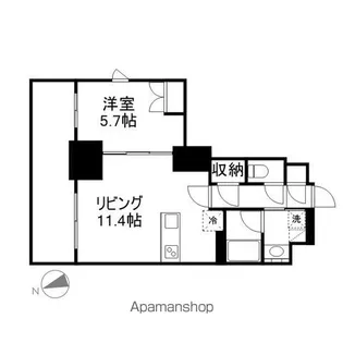 TENAS池下【11階】の間取り